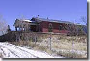 Scary old house on a hill